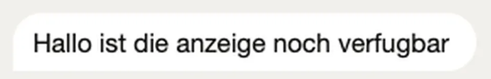 Anfrage eines Mietinteressenten